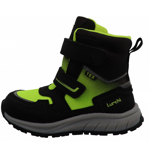 Lurchi Winterstiefel Black/lime 01917