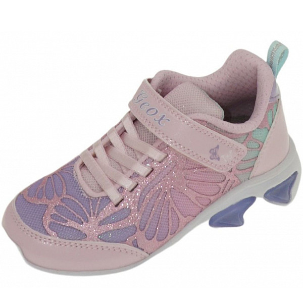 Geox J ASSISTER GIRL Sneaker PINK/LILAC