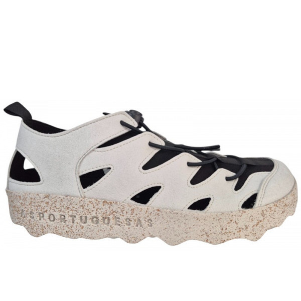 Asportuguesas Cure2 Lady Sandale offwhite black
