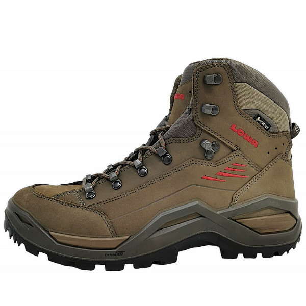 Lowa RENEGADE EVO GTX MID Wanderstiefel 9545- Stein/Rotholz