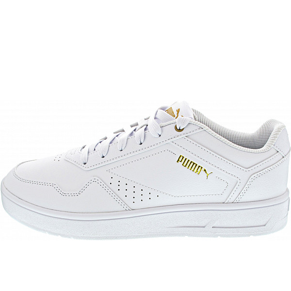 Puma Court Classic Sneaker low white-gold