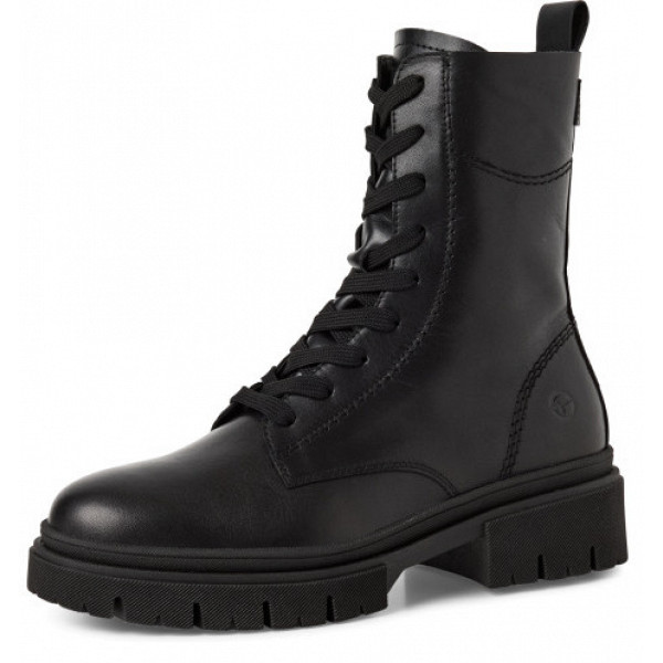 Tamaris stiefel Schnürstiefel schwarz