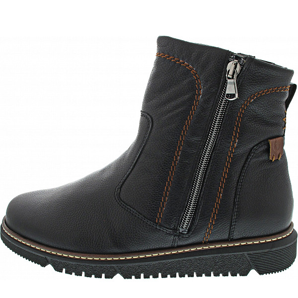 Waldläufer K-Gesa Stiefelette schwarz tabak