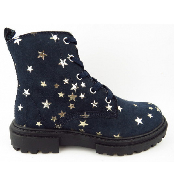 Richter Velour atlatik stars Stiefelette ATLANTIC(PRINT STARS