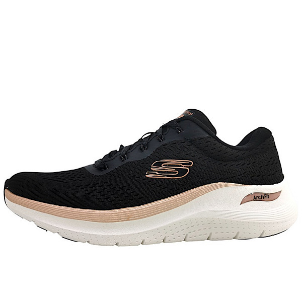 Skechers Arch Fit 2.0 Glow Laufschuh BKRG Black/rosegold