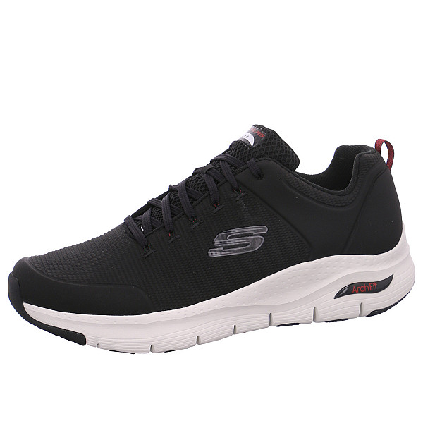 Skechers Arch fit titan sportlicher Schnürer black