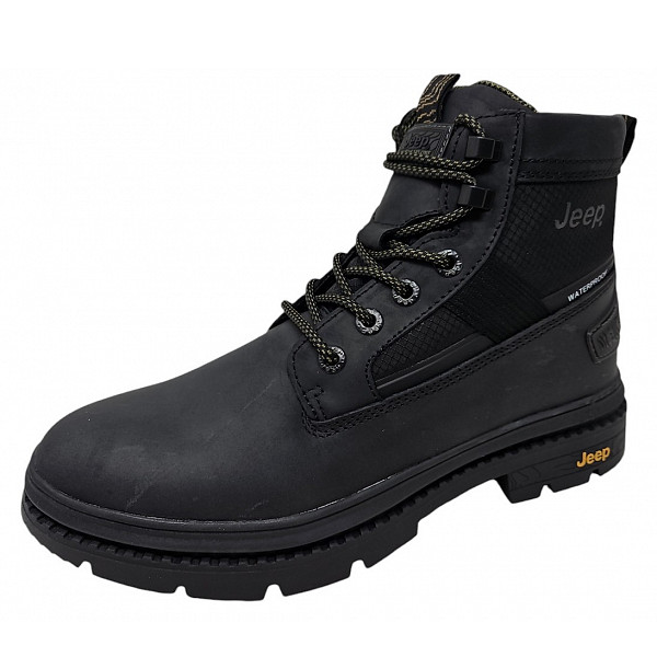 Jeep Tuareg Schnürstiefel black