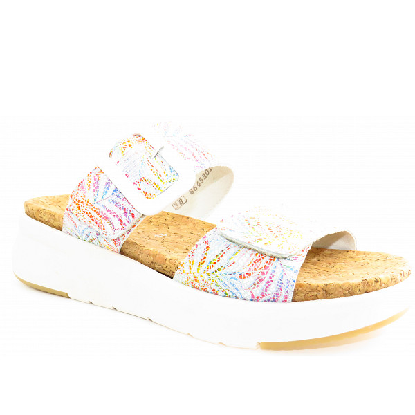 Remonte Pantolette weiss-multi