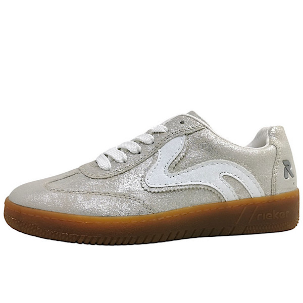 Rieker Aleria/Alabama Sneaker low 41 fog-silver/Weiss