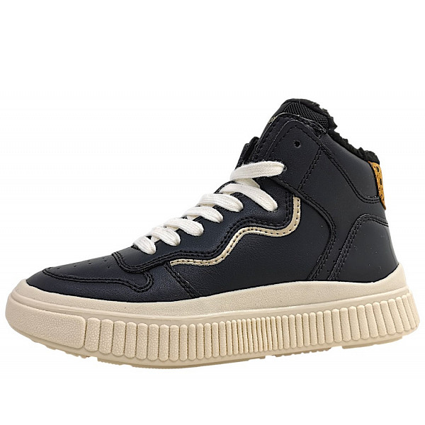 Geox Laquinny Schnürstiefel black/platinum C0531