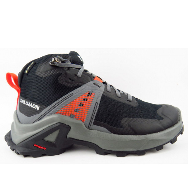 Salomon X Rase MID GTX Junior Wanderschuh black shade fire