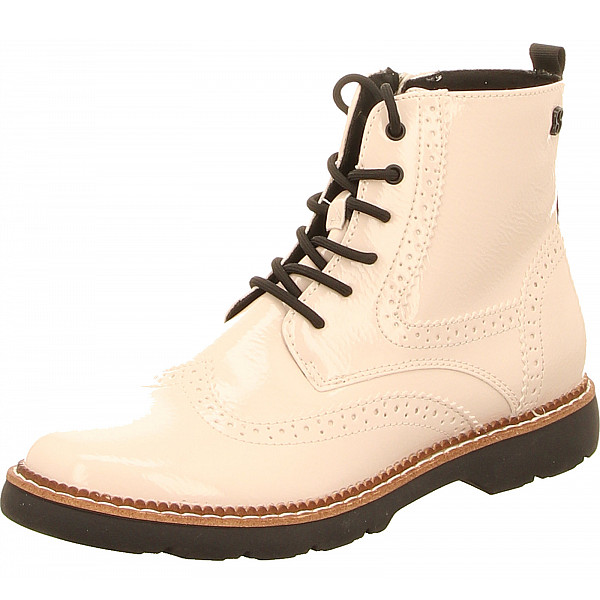 s.Oliver stiefel Schnürstiefelette  creme