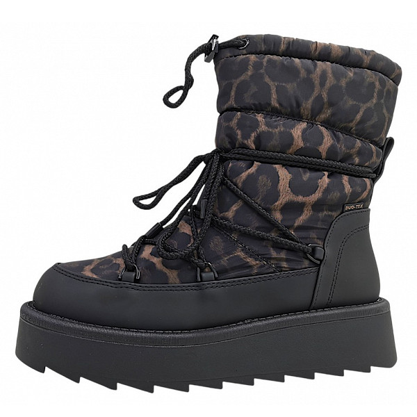 Tamaris Winterstiefel black/leo 090