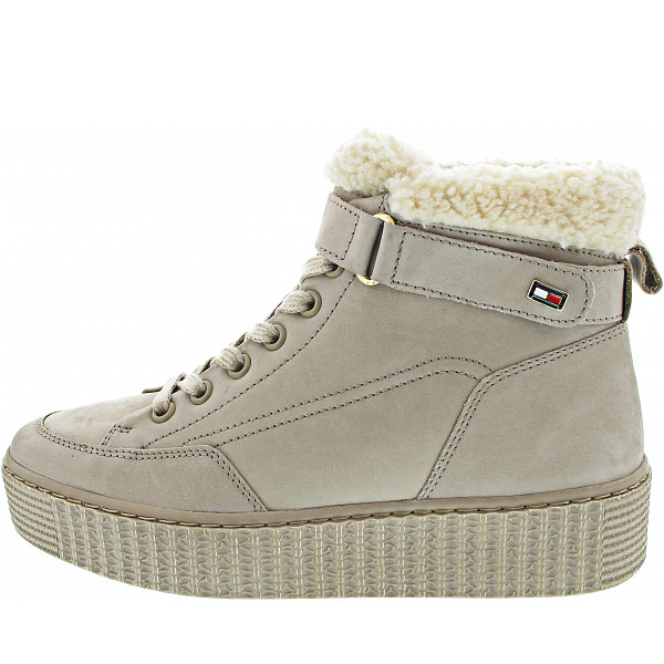 Tommy Hilfiger Schnürstiefel beige