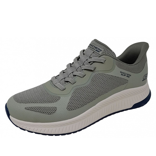 Skechers Bobs Slip in Sneaker oliv