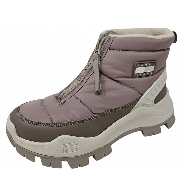 Tommy Hilfiger TJW Hybrid Boot Zip UP Stiefel dusty taupe