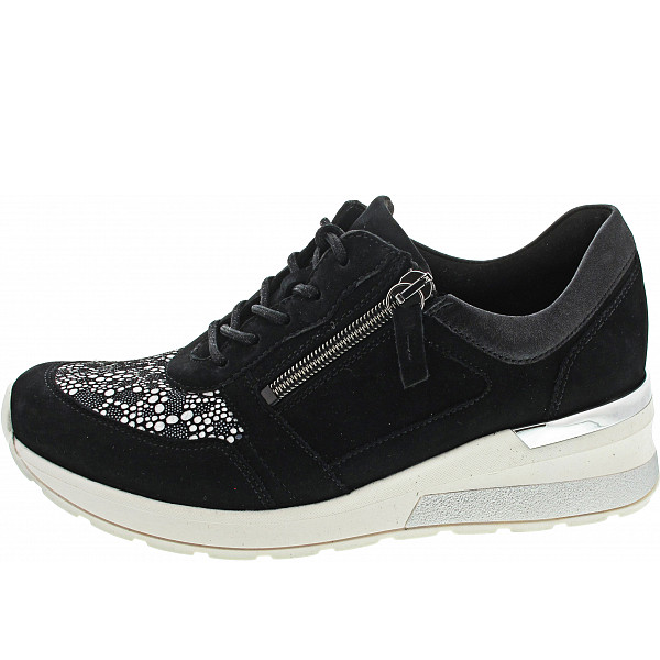 Waldläufer H-Clara sportlicher Schnürer schwarz