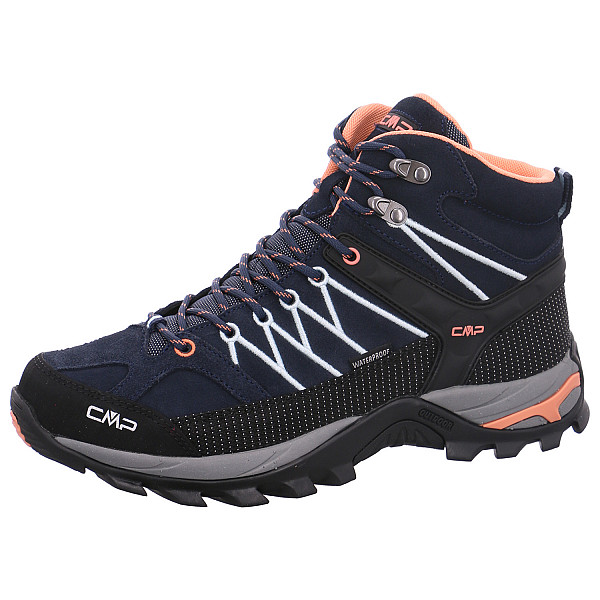 CMP Rigel Mid Trekking WMN WP Wanderschuh 92AD blue peach