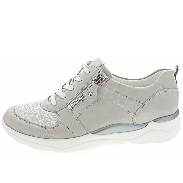 Waldläufer H-Gabriele sportlicher Schnürer cement lightgrey