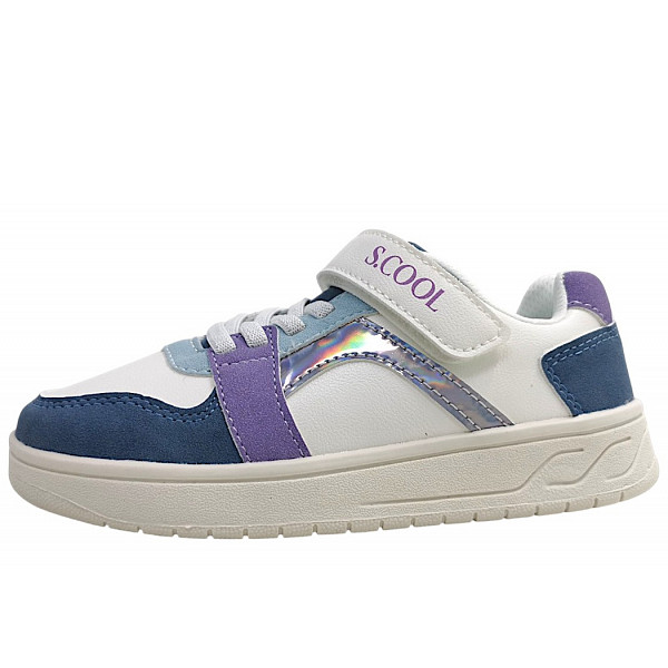 S.Cool Klettschuh blau/weiß 81