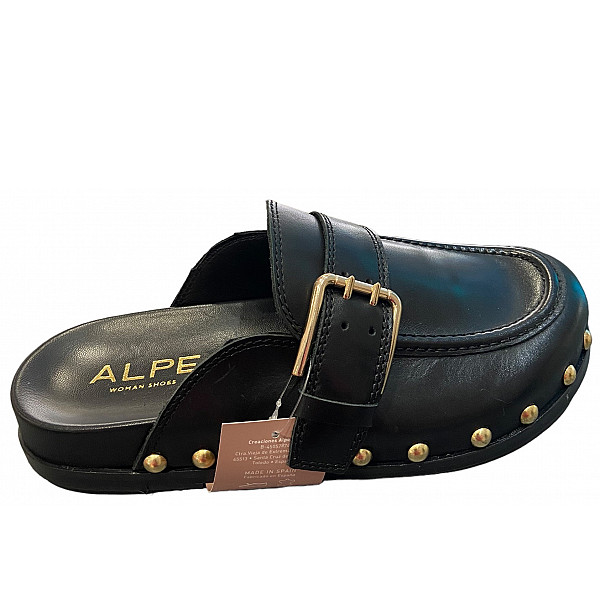 Alpe Sport Clogs schwarz