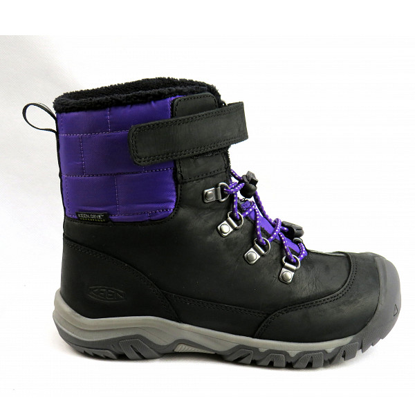 KEEN GRETA WaterProof Boots BLACK/PURPLE