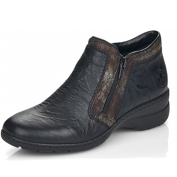 Rieker Stiefelette schwarz