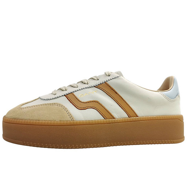 Gant Cuzmani sportlicher Schnürer offwhite/light blue G383