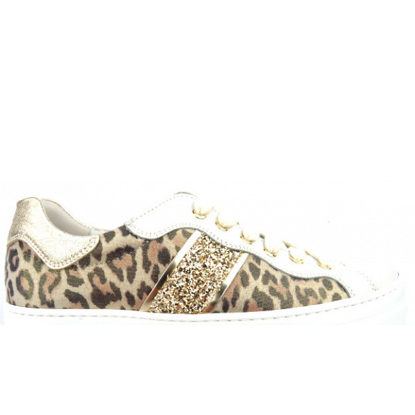 Nero Giardini weiss/golb Leo Sneaker weiss/golb Leo