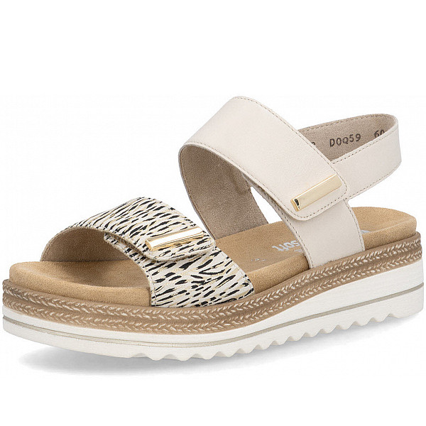 Remonte zebralino/lugano Sandalette beige