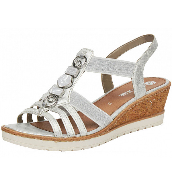 Remonte remonte sandale Sandalette silber
