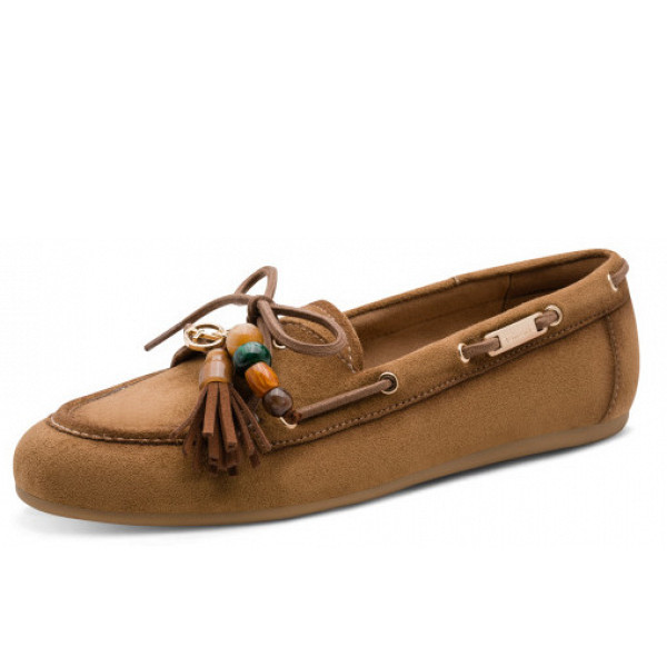 Tamaris schnürer Schnürschuhe beige