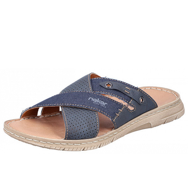 Rieker Pantolette blau