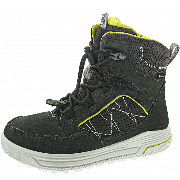 Ecco Urban Snowb Schnürstiefel DEEP FOREST/CANARY