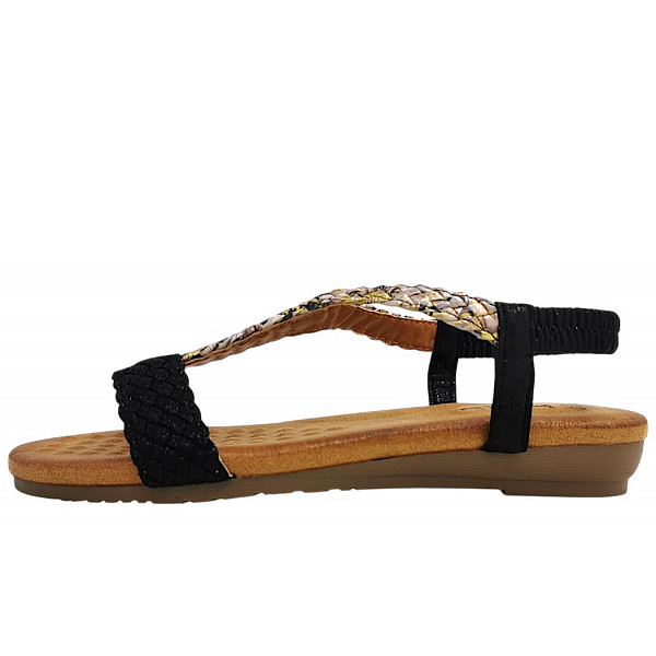 Taxi Sandalette black