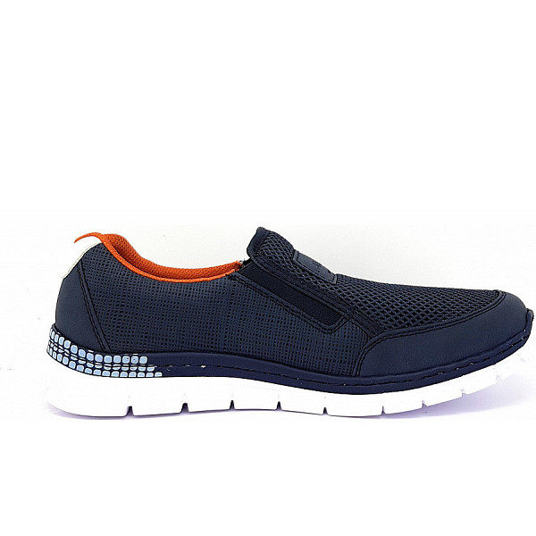 Rieker He.-Schuh Slipper blau