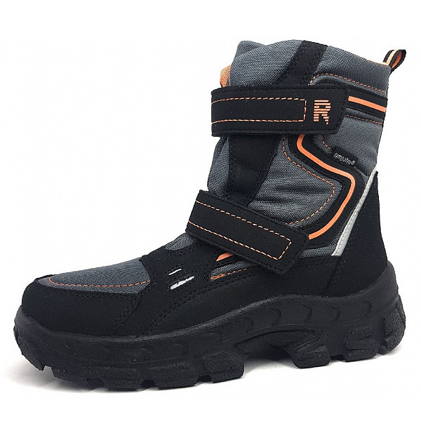 Richter Stiefel 6401 black/orange