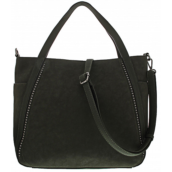 Gabor Lill zip shopper L Tasche oliv