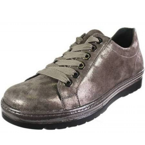 Semler Metall/Velour fango Sneaker fango