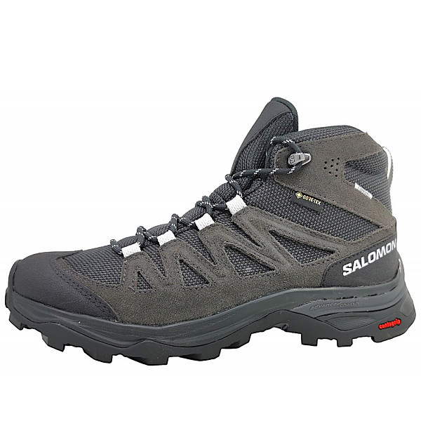 Salomon X-Ward MD GTX Wanderschuh ebony/phantom/black