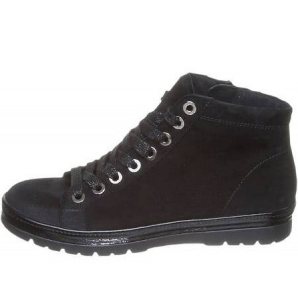 Semler Samtchev./Lack schwarz Sneaker high schwarz