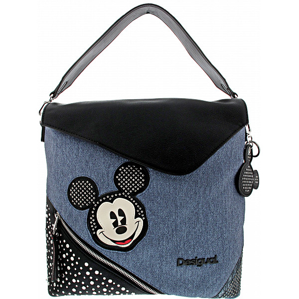Desigual Back Mickey Denim Edge Je Tasche denim dark blue
