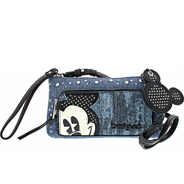 Desigual Mone Mickey Denim Edge Li Tasche denim dark blue