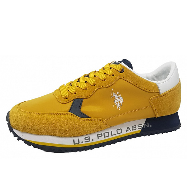 US Polo Cleef Sneaker yellow 005