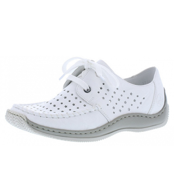 Rieker Schnürschuhe weiß