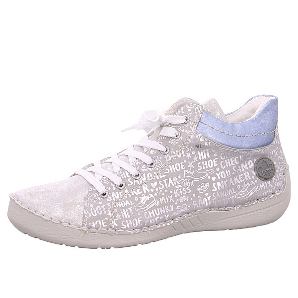 Rieker Sneaker high 40 fog silver