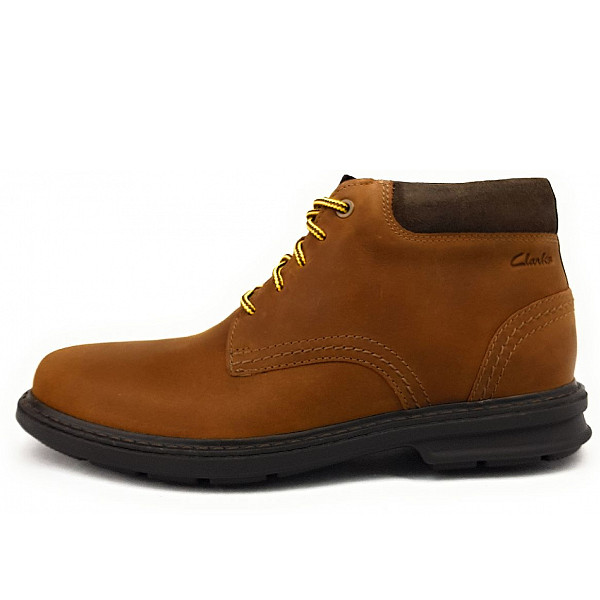 Clarks Rendell Work Stiefelette dark tan