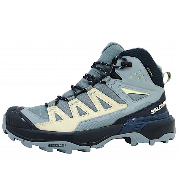 Salomon X Ultra Mid GTX Wanderschuh lime