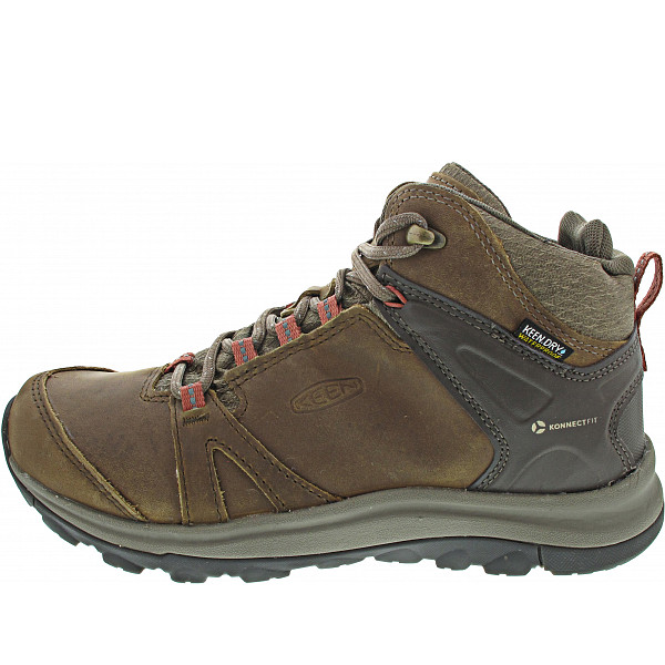 KEEN Terradora II Leath Mid WP Wanderstiefel brindle-redwood