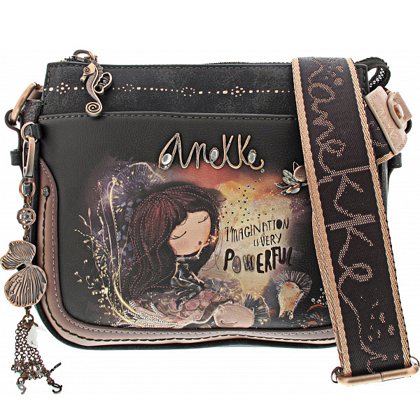 Anekke Dreamverse Tasche braun/beige/print